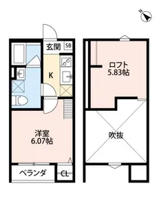 大阪府堺市西区鳳西町2【アパート】の間取り