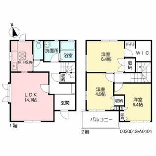 サンクチュアリー久留米Iの間取り