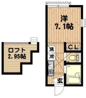 神奈川県横浜市港南区上大岡東1【アパート】の間取り