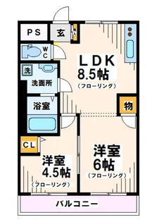 東京都府中市寿町1【マンション】の間取り