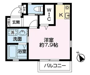 ミ・カーサ【1階】の間取り