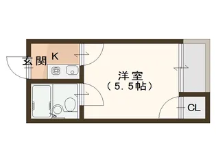 ヴィラ玉出【5階】の間取り