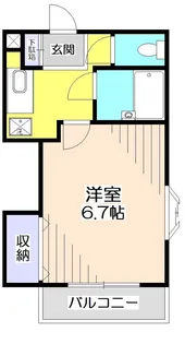 埼玉県所沢市喜多町【マンション】の間取り