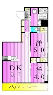 南千住レジデンス【6階】の間取り