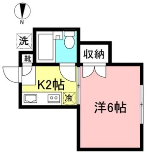 ハイム沙羅【1階】の間取り