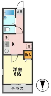 ノースロック【1階】の間取り