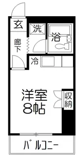 信和マンション【3階】の間取り