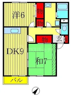 プラムヴィラ【2階】の間取り
