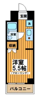 東京都中野区南台4【マンション】の間取り