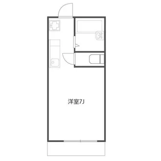 1Rの間取り画像