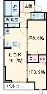 D-ROOM松木【2階】の間取り