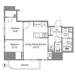 東京都台東区北上野2【マンション】の間取り