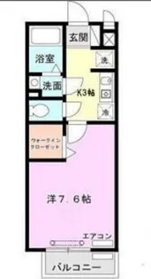 1Kの間取り画像