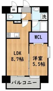 TYレジデンスII【4階】の間取り
