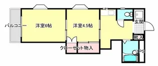 東京都昭島市田中町2【マンション】の間取り