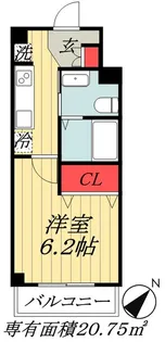 千葉県浦安市北栄4【マンション】の間取り