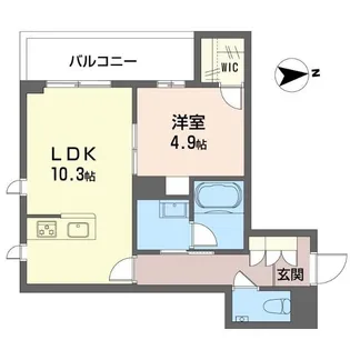 bonheur【1階】の間取り