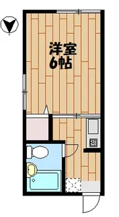 コーポ1652【2階】の間取り