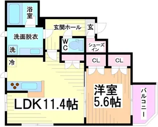 東京都渋谷区笹塚2【マンション】の間取り