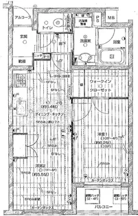 アートコート武蔵小山【2階】の間取り