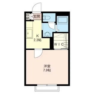 クレストI【2階】の間取り