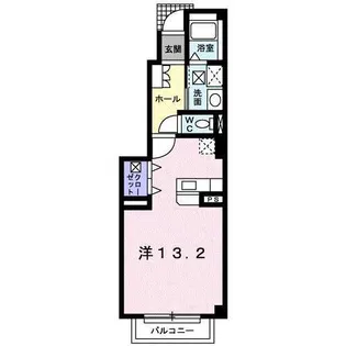スペランツァII【1階】の間取り