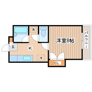 プルミエール八乙女III【2階】の間取り