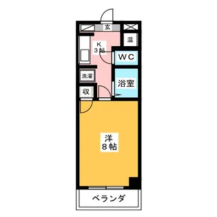 ウエストウインザー【3階】の間取り