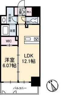 ヴィラシオン大手町【8階】の間取り