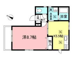 コモンズ中目黒【1階】の間取り