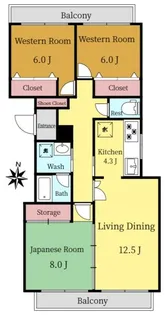 イル ポジターノ【1階】の間取り