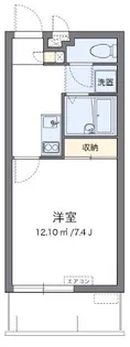 クレイノハピネスII【1階】の間取り