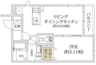アステージ三軒茶屋【1階】の間取り