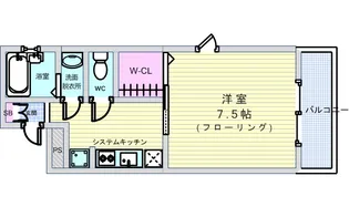 ビバス豊中【2階】の間取り