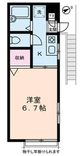 ストリームフラッツ【2階】の間取り