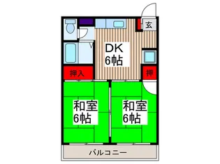 みやび第一コーポ【3階】の間取り