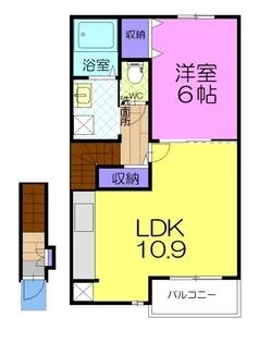 カーサ プラシード【2階】の間取り