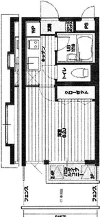 ロアール世田谷等々力【4階】の間取り