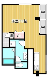 千葉県船橋市西船5【マンション】の間取り