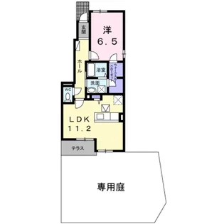 グランデュールII【1階】の間取り