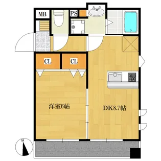 グランビルド【5階】の間取り