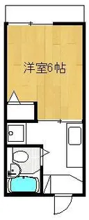 サンコーポ竹ノ塚【2階】の間取り