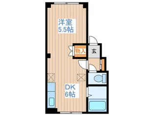 ラジャス長船【3階】の間取り