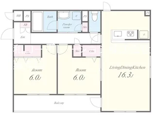 ラ フィーネ・II【3階】の間取り