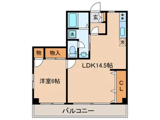 ルミエ-ル・ニキ【3階】の間取り