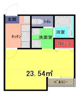 プラージュ春日部【1階】の間取り
