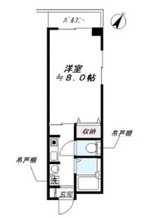 東京都品川区西大井1【マンション】の間取り