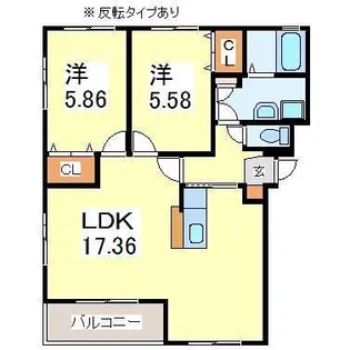 プレミール不来方【3階】の間取り