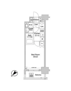 コンフォリア三田EAST【4階】の間取り