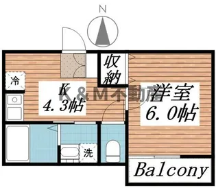センターパーク北小金【1階】の間取り